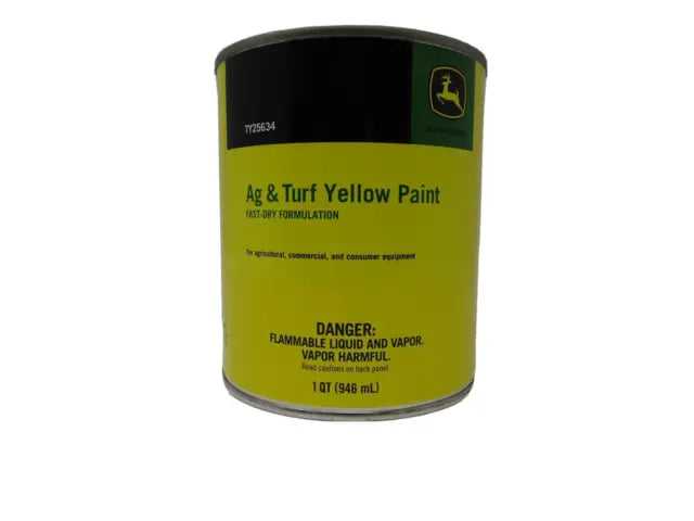 John Deere, John Deere TY25634 - Fast Dry Ag & Turf Yellow Paint, 1 Qt.