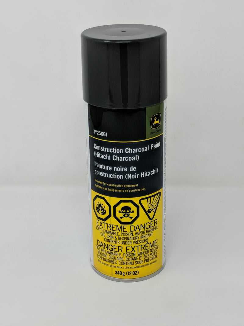 John Deere, John Deere TY25661 - Construction Charcoal Spray Paint, 12 Oz