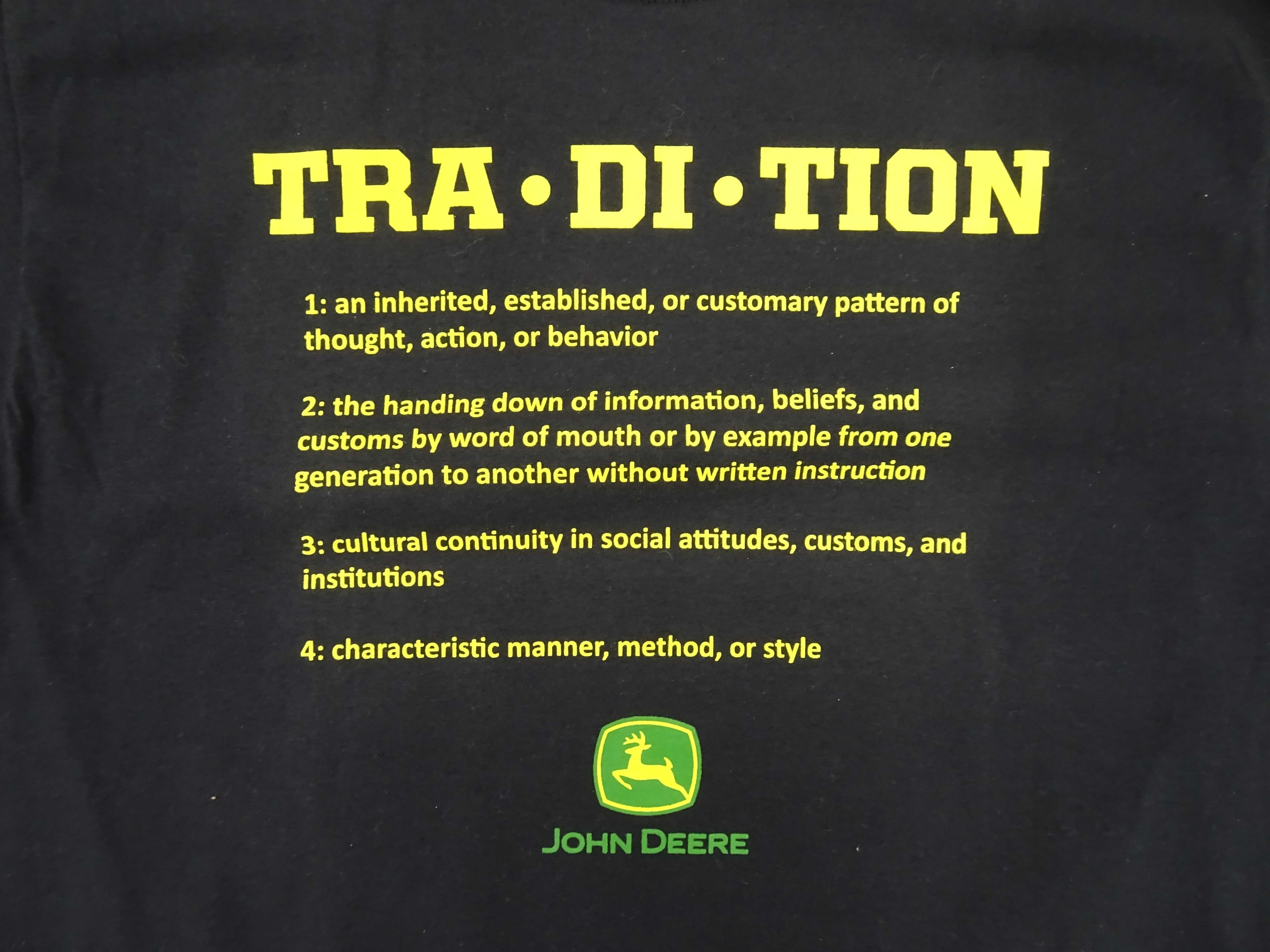 John Deere, John Deere "Tra•di•tion" Short Sleeve Shirt